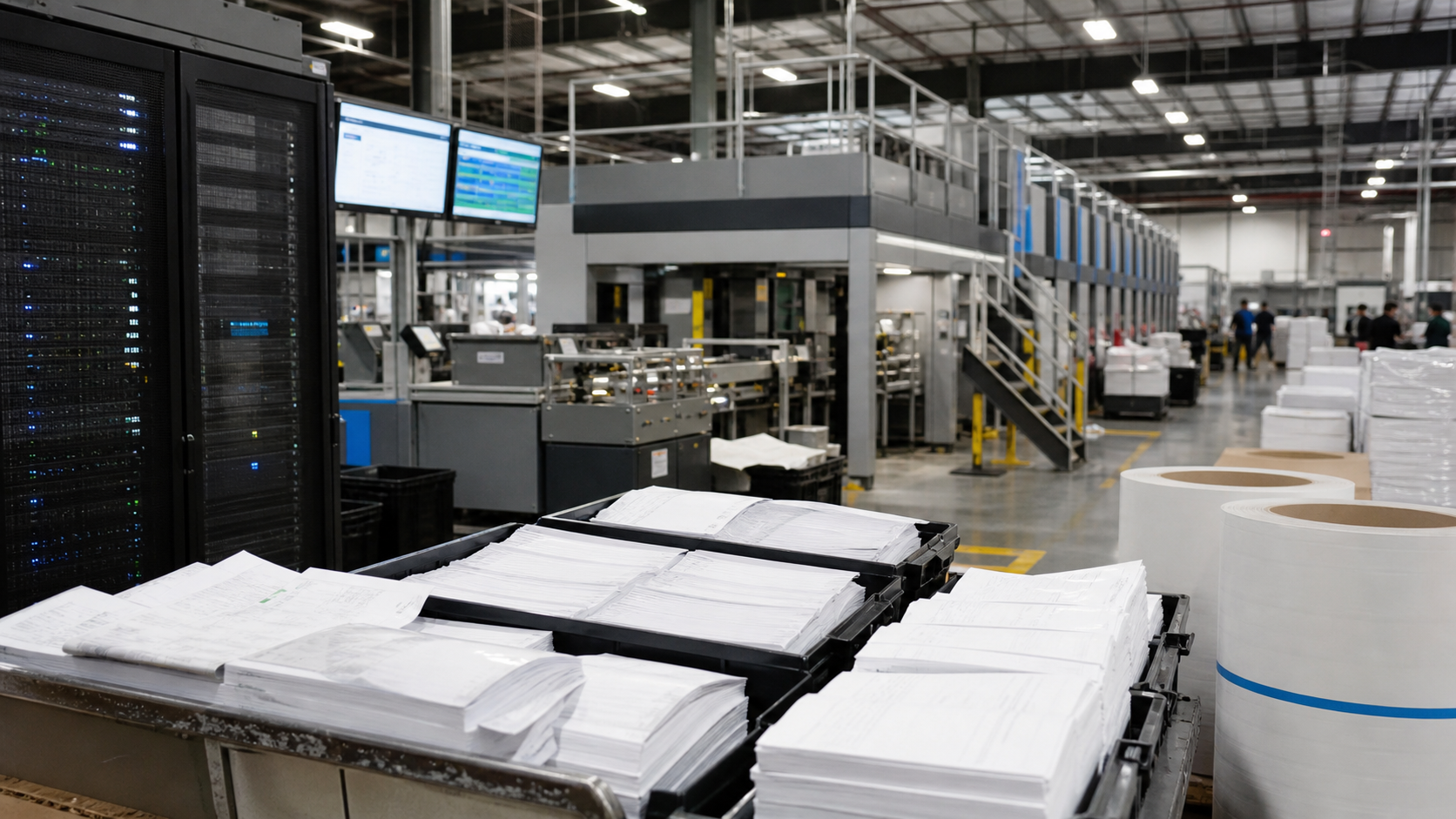 Editorial infrastructure image for Quad/Graphics Inc.