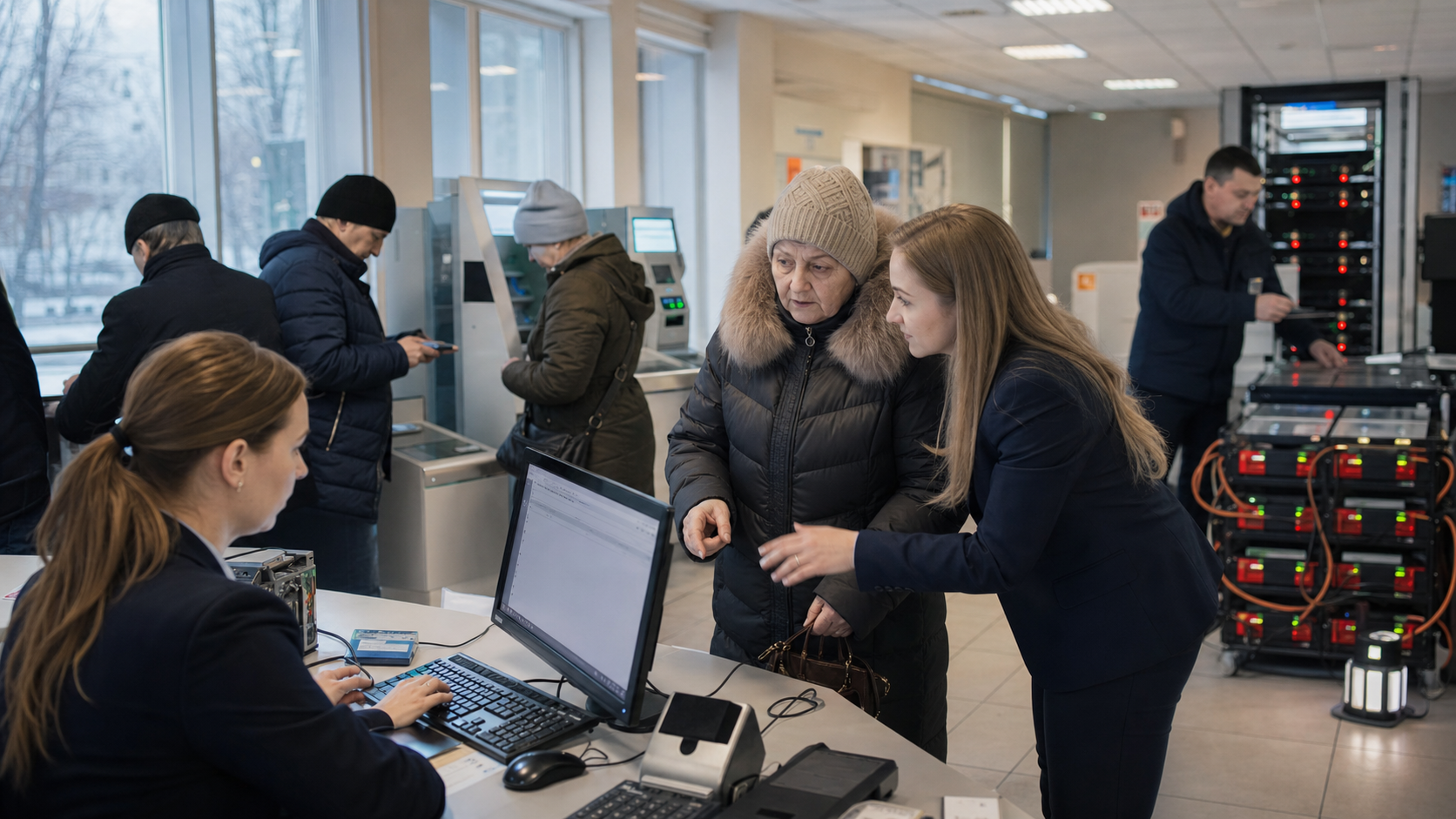 La cuenta de Oschadbank tiene que funcionar durante la guerra