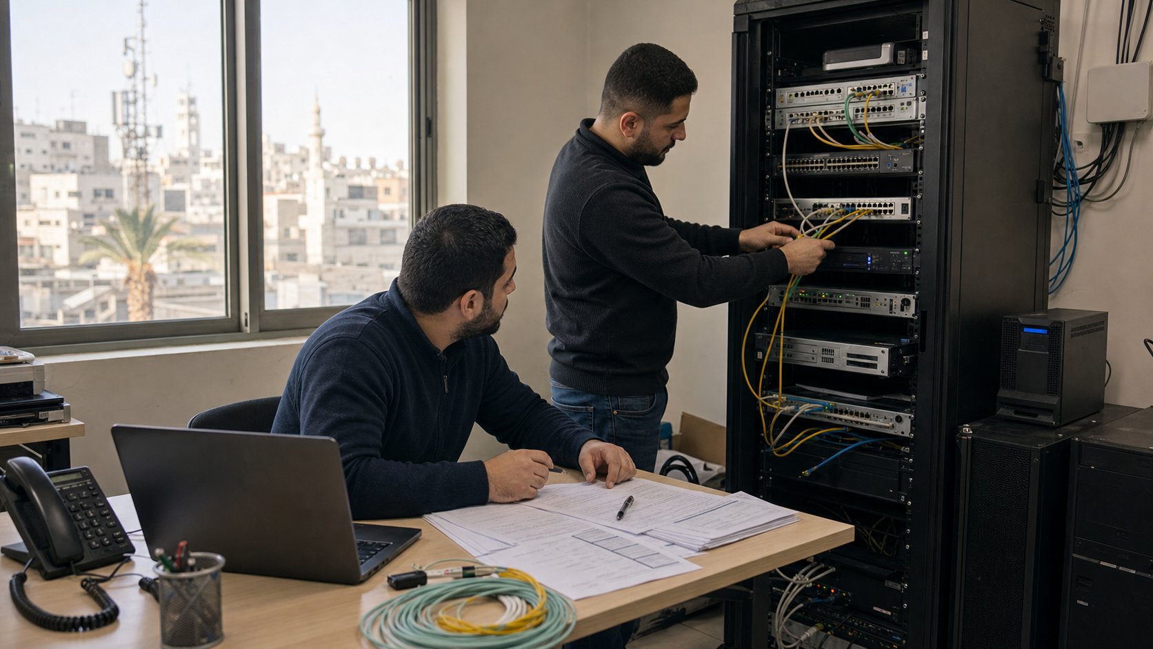Editorial infrastructure image for Hamada Net Information Technology Services LLC