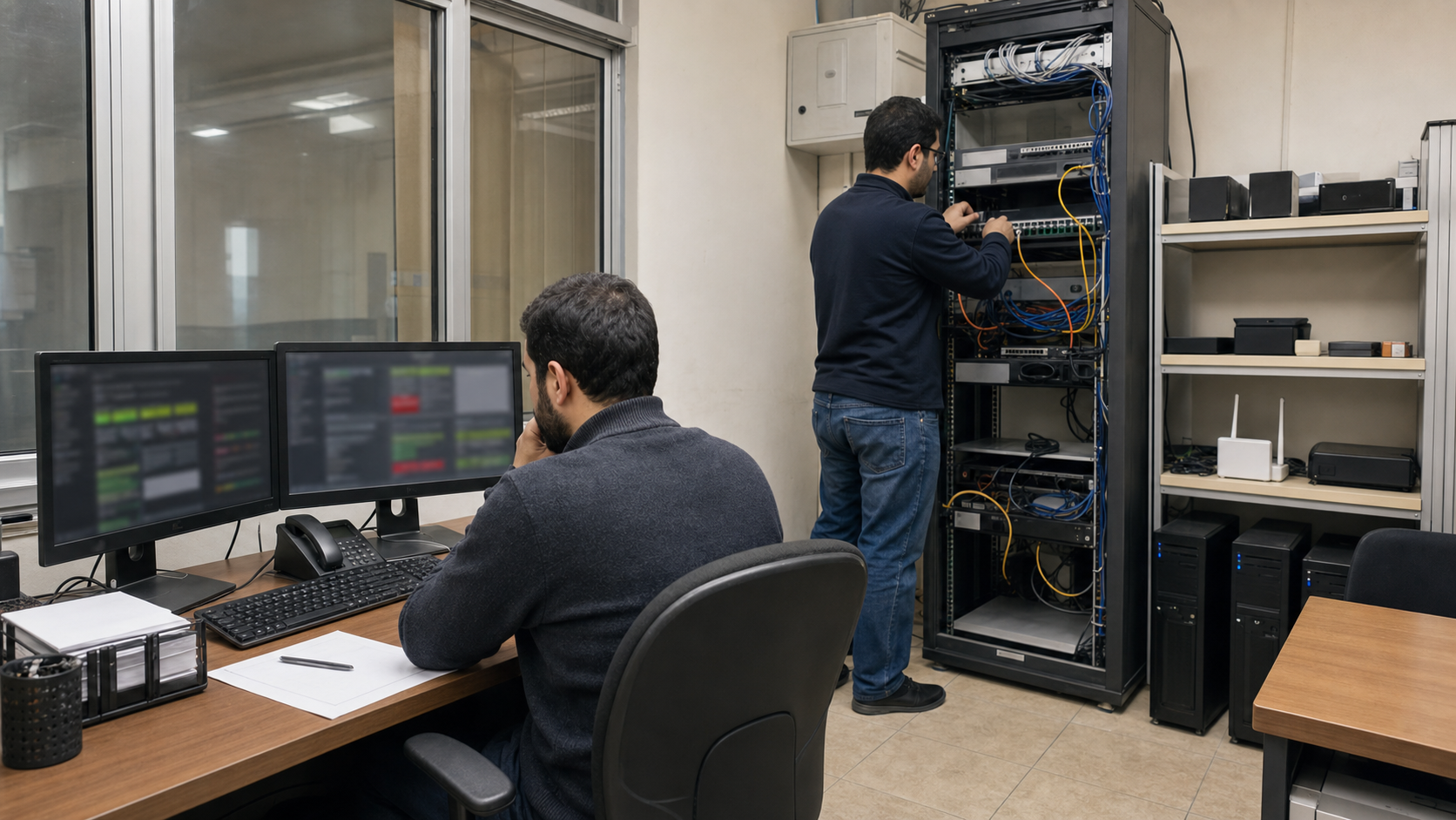 Editorial infrastructure image for Professionals Company for Communication Services and Technologies LLC