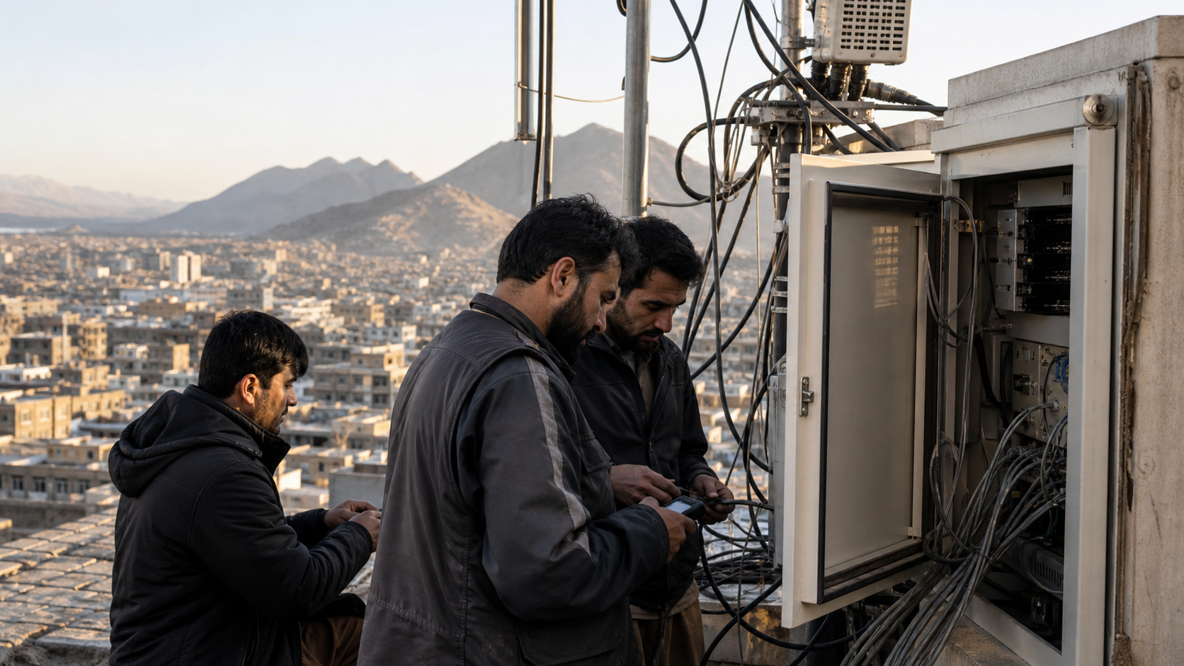 Editorial infrastructure image for Afghan Wireless Communication Company