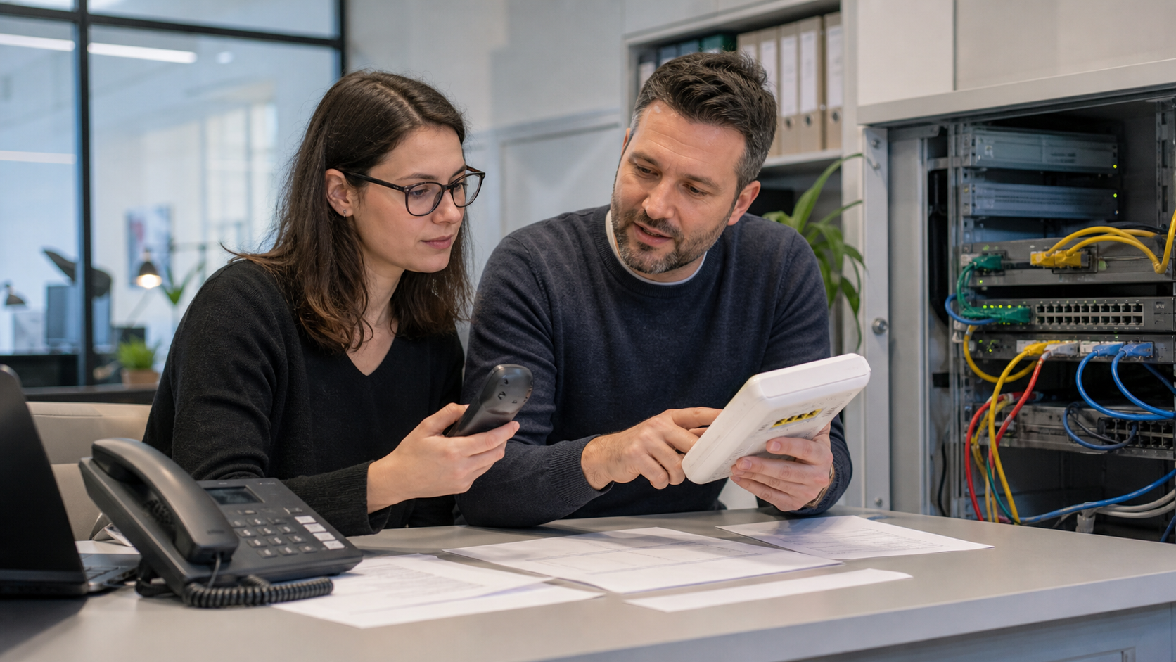 Editorial infrastructure image for fonira Telekom
