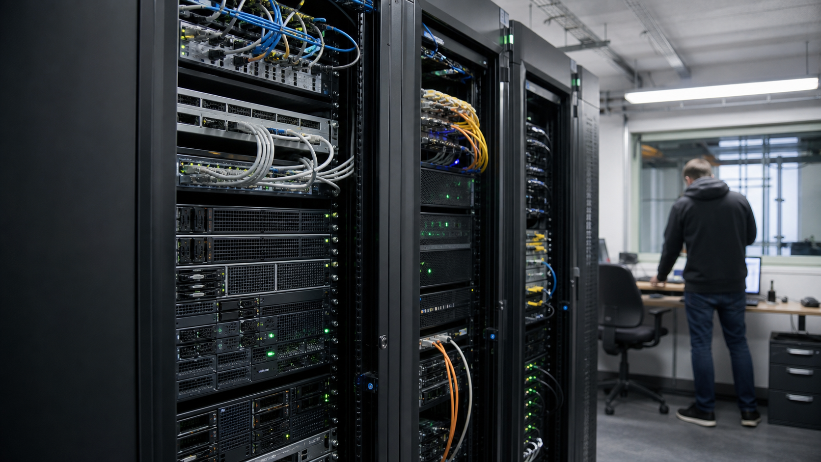 Editorial infrastructure image for NOTBADHOSTING