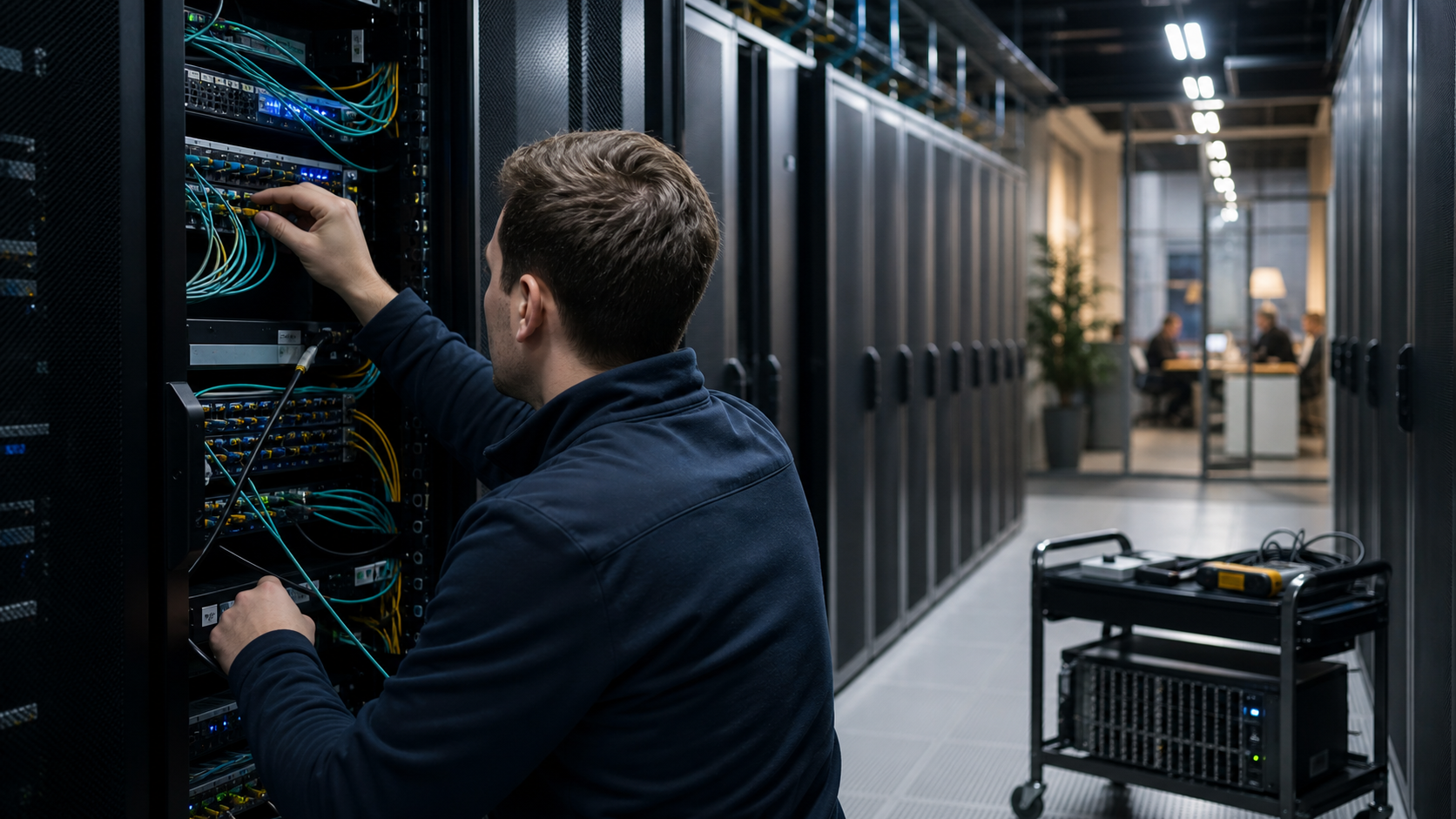 Editorial infrastructure image for TELEMATICA Anexia Cloud Solutions GmbH