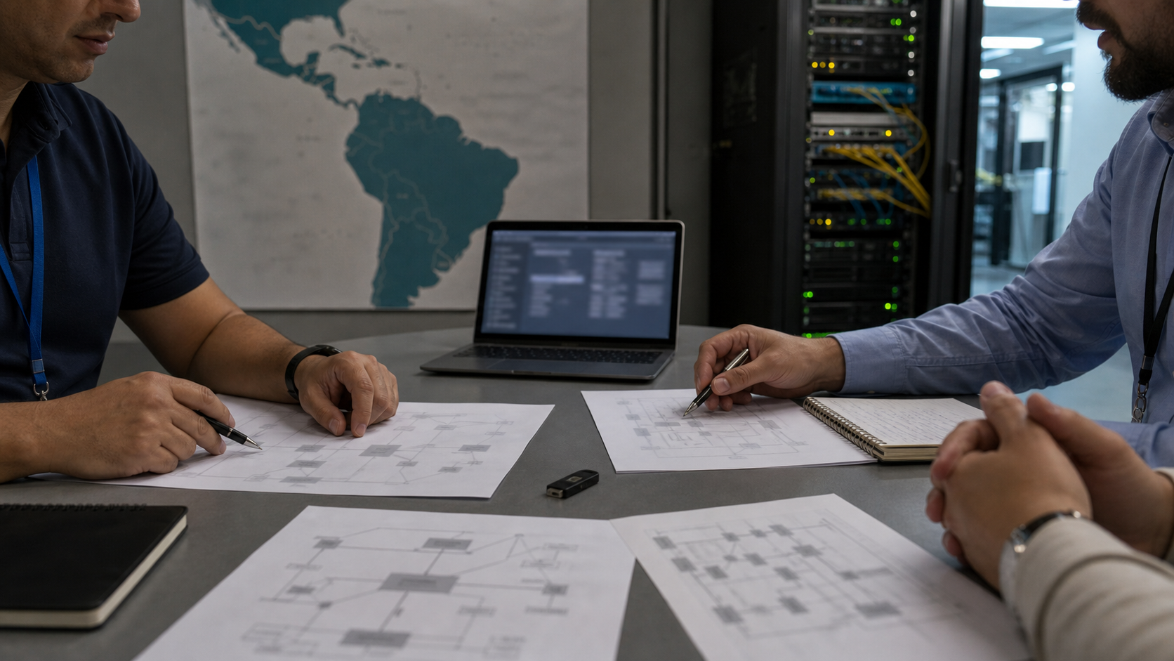 Editorial infrastructure image for LACNIC