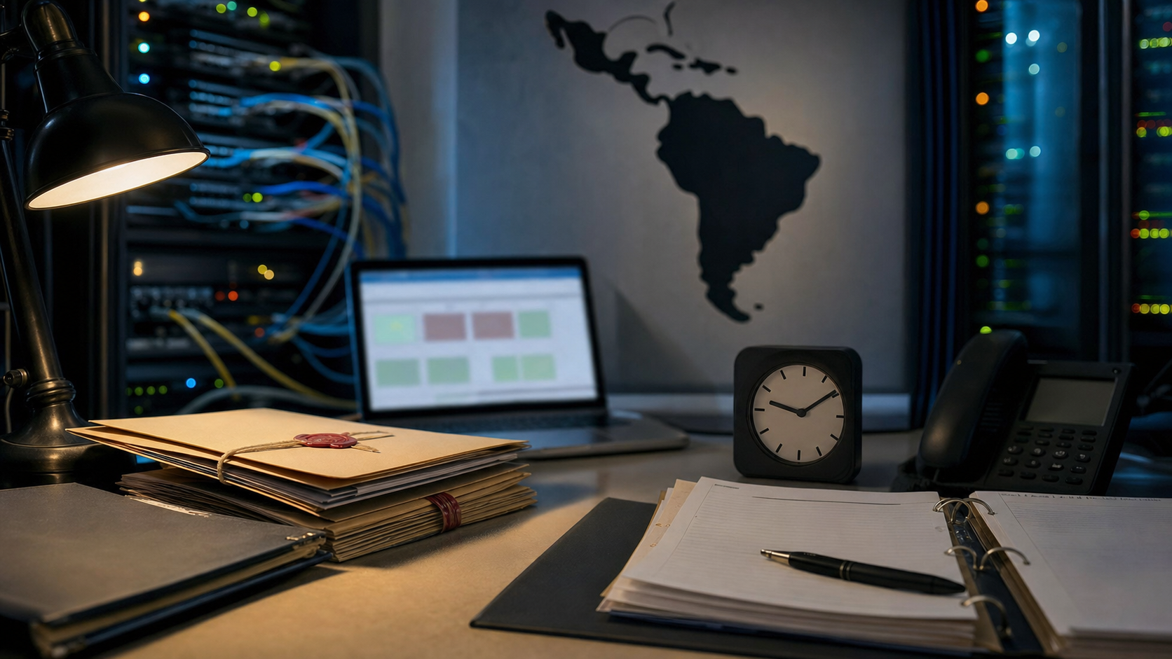 Editorial infrastructure image for LACNIC