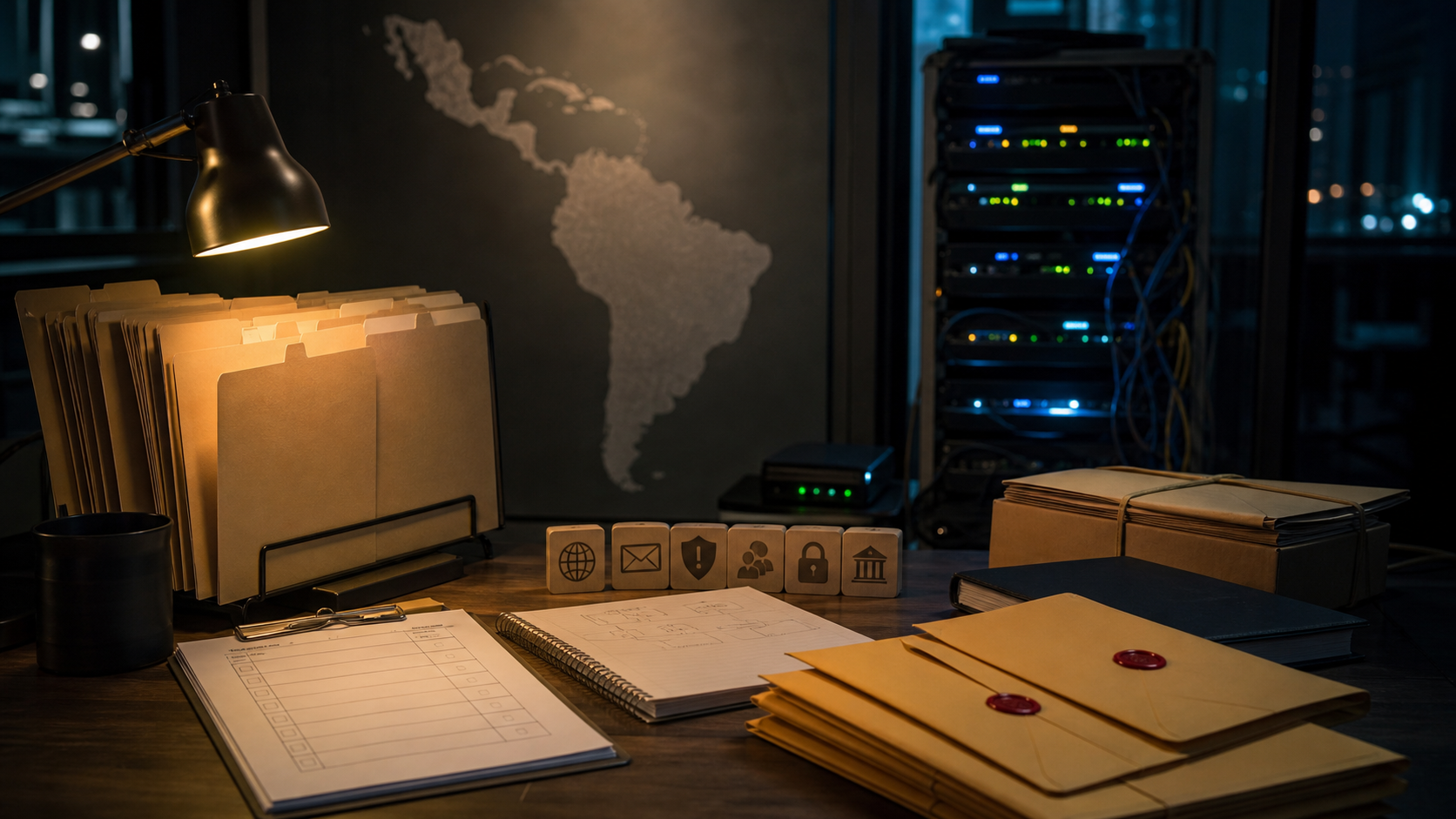 Editorial infrastructure image for LACNIC