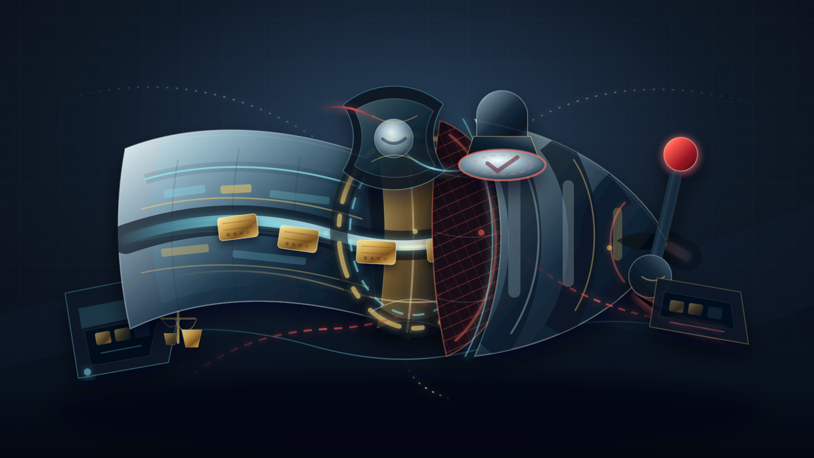ARIN sanctions and compliance pressure registry governance risk editorial illustration