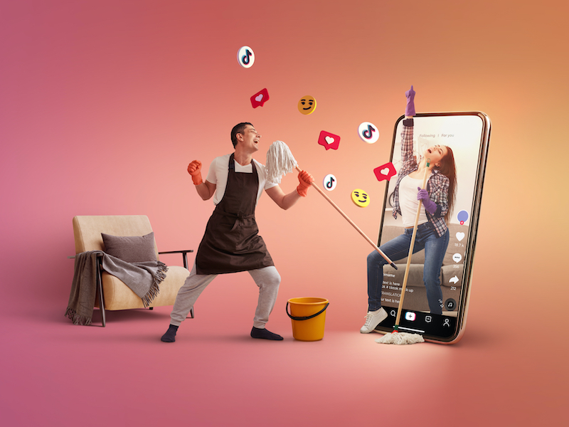 -Pensive-young attractive girl-reading-book-and- sitting-on-chair-