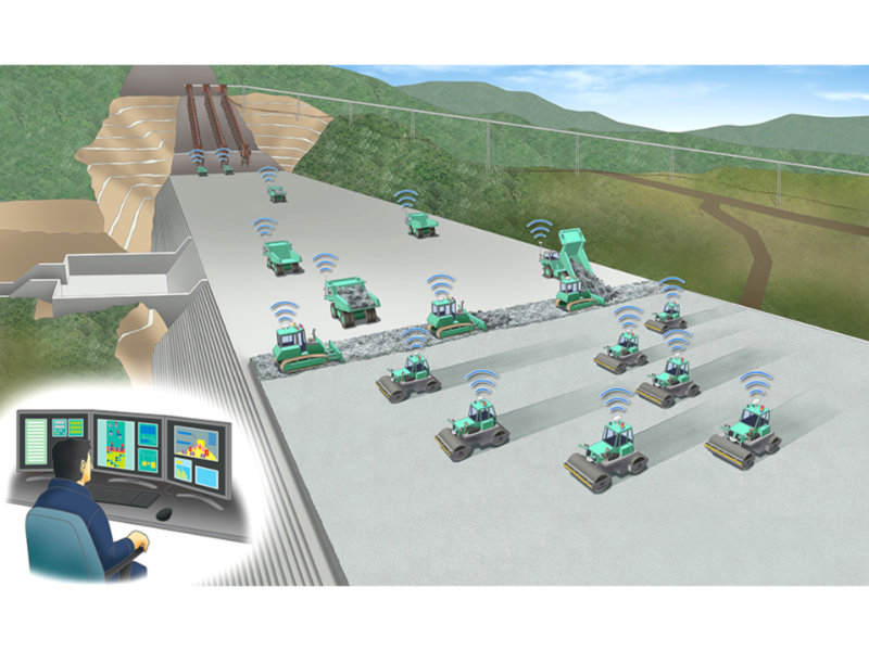 Dam Automation Project Unmanned wonders: Japan trials fully automated dam building