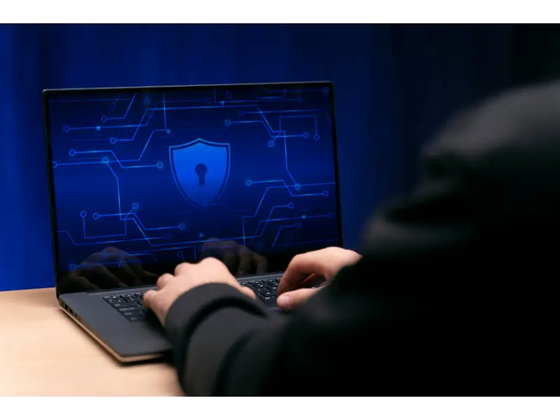 The firewall in the computer.