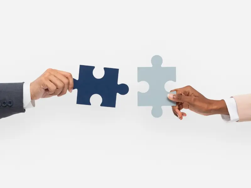 The image is about partnership.