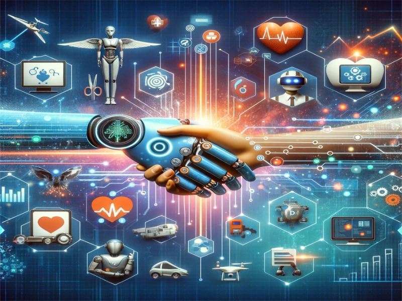 AI transforms industries, boosts the economy, and requires human oversight to optimize benefits and mitigate risks.