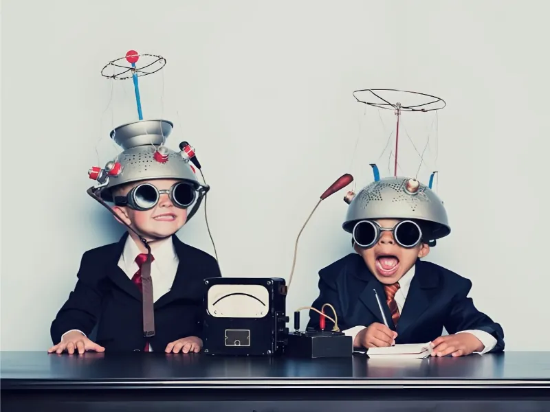 Children-play-with-helmet-tools