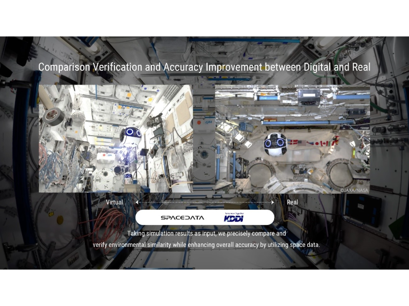 Space data and KDDI’s virtual ISS demonstration