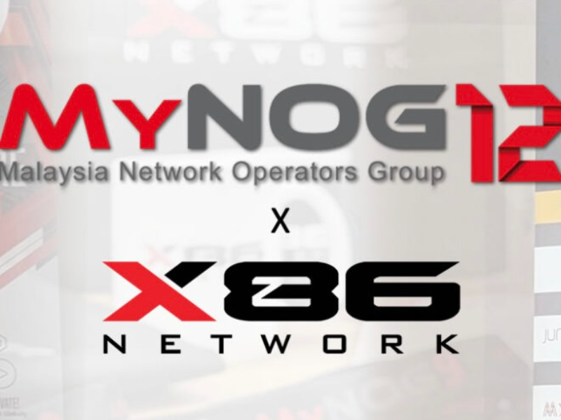 X86 Network Diamond Sponsor at MyNOG-12