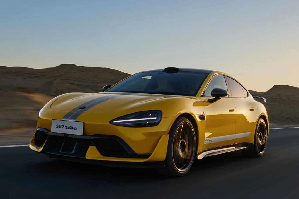 Exterior shot of the Xiaomi SU7 Ultra