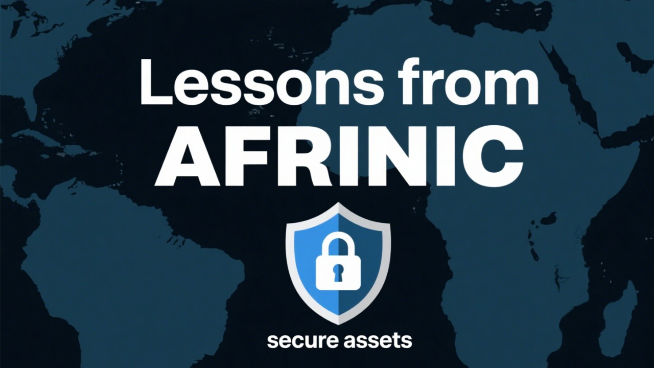 Lessons from AFRINIC: How organisations can better secure assets