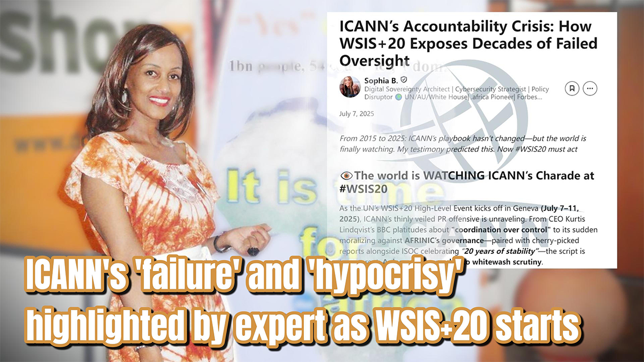 ICANN’s ‘failure’ and ‘hypocrisy’ highlighted by expert as WSIS+20 starts