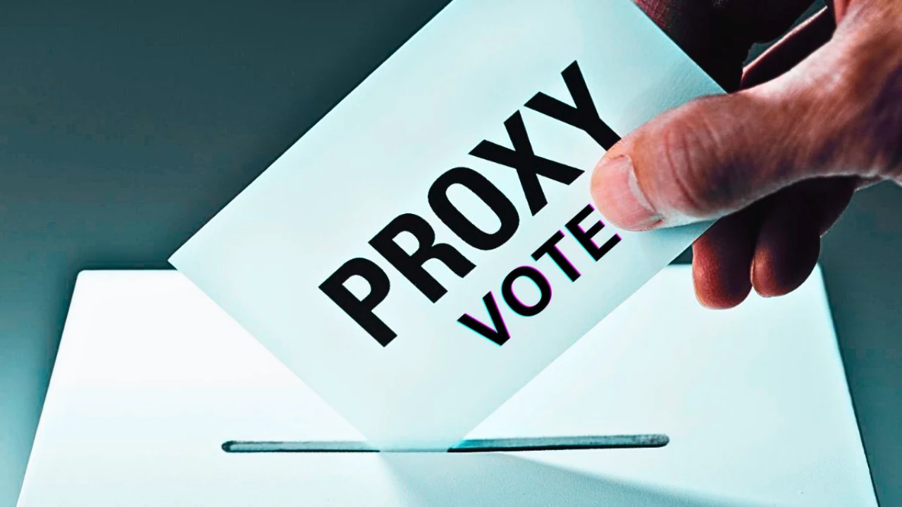 Proxy vote
