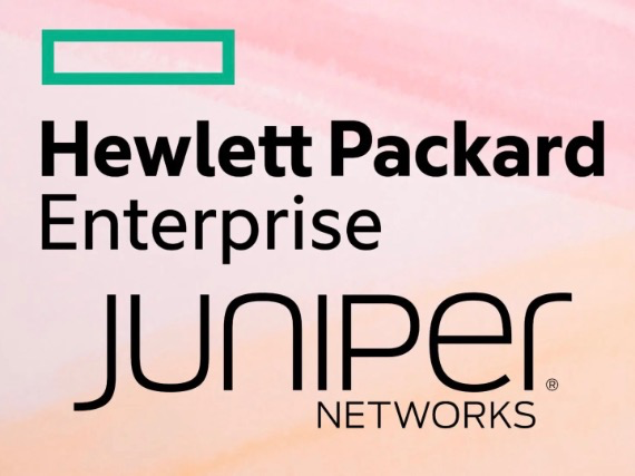 HPE & Juniper handshake logos