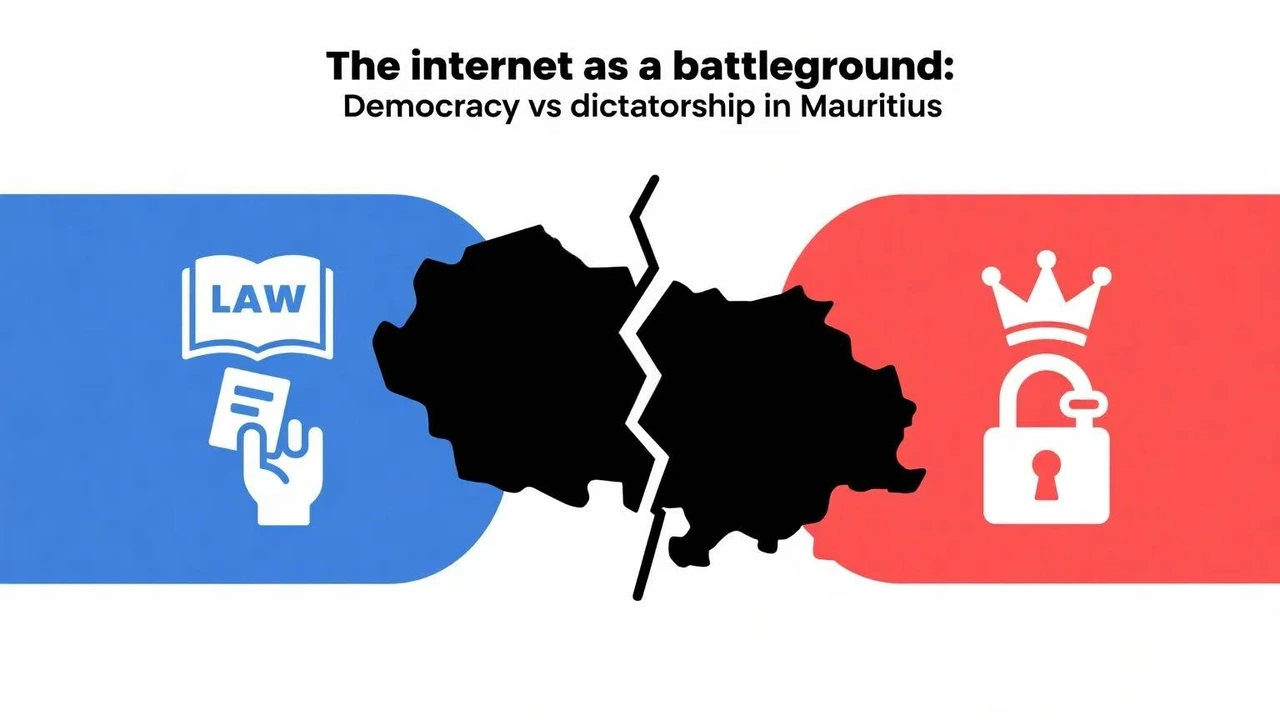 The internet as a battleground- Democracy vs dictatorship in Mauritius
