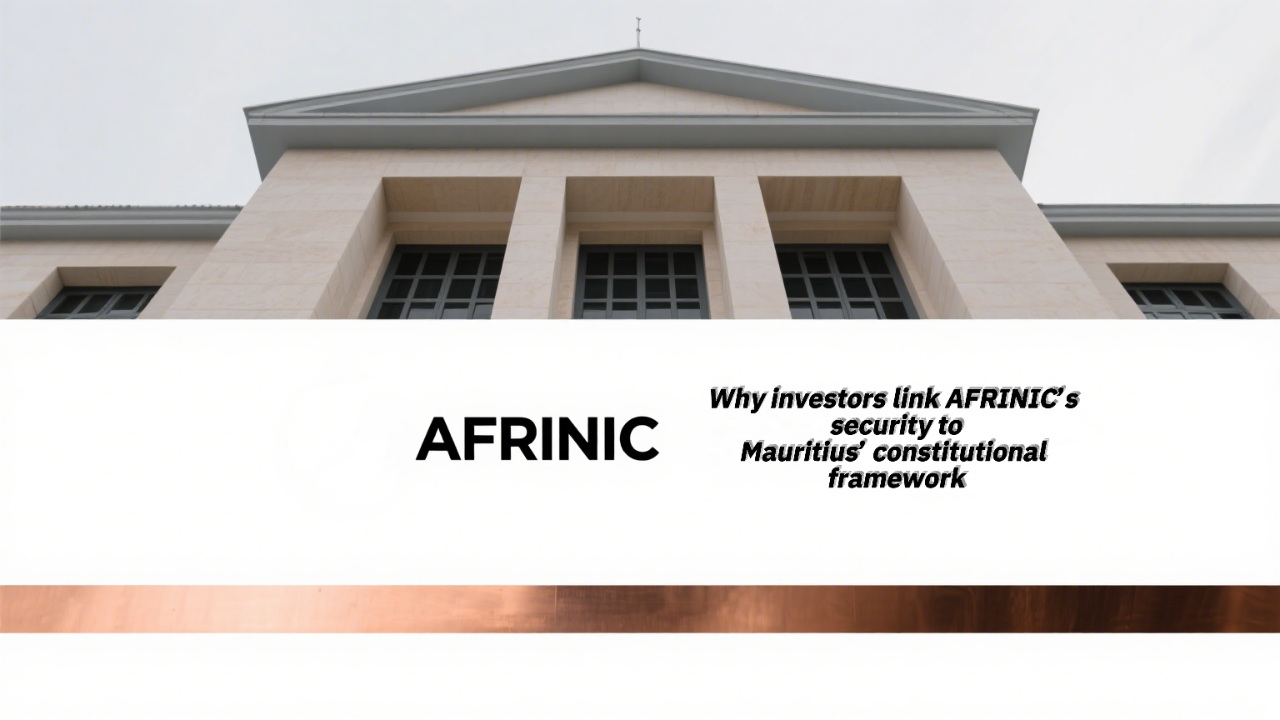 Why investors link AFRINIC’s security to Mauritius’ constitutional framework