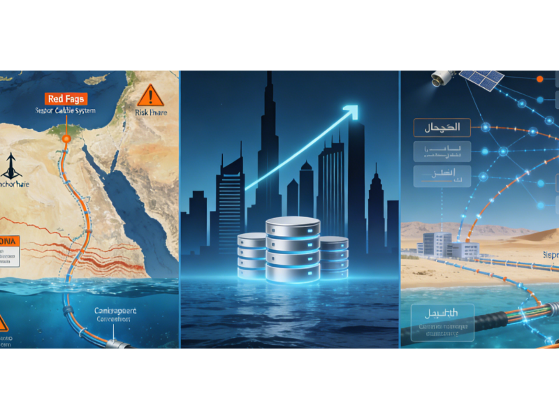 Red Sea, subsea cables, Middle East, connectivity diversification, data centre demand,