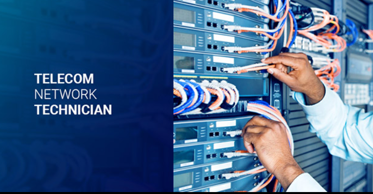 Engineers-testing-network-infrastructure-in-a-telecoms-hardware-lab