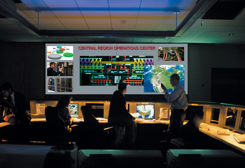 Network-operations-centre-monitoring-large-scale-telecom-data-flows