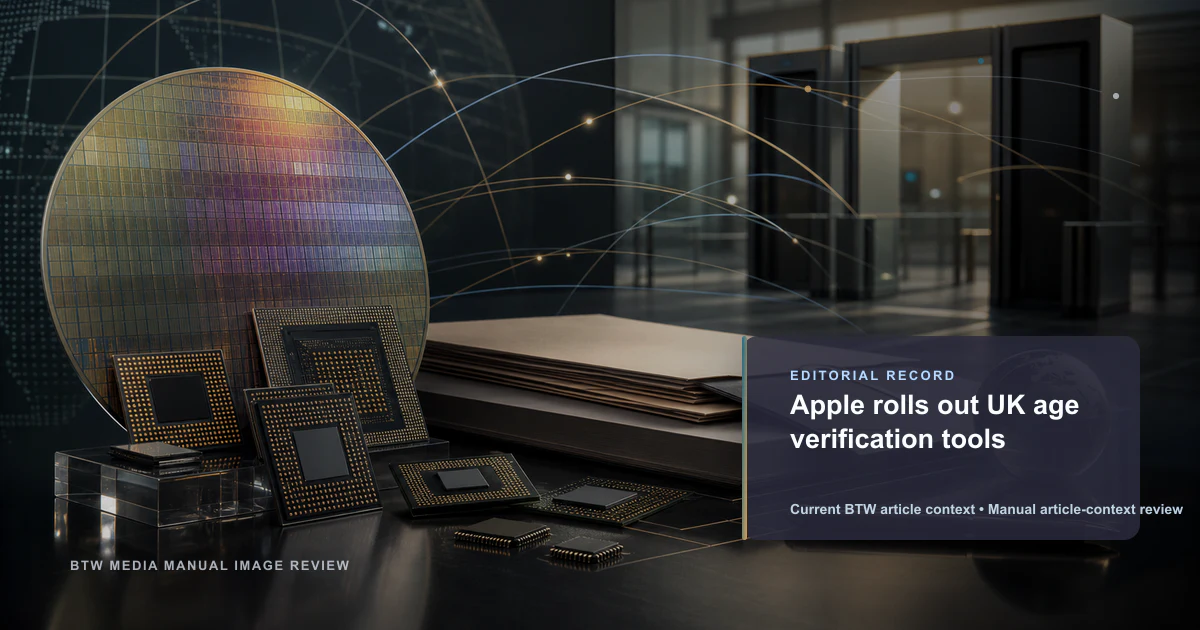 Apple rolls out UK age verification tools reviewed editorial briefing visual