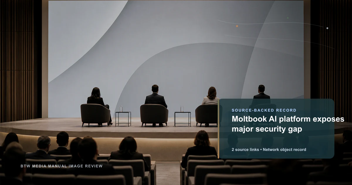 La plateforme d'IA Moltbook expose une faille de sécurité majeure