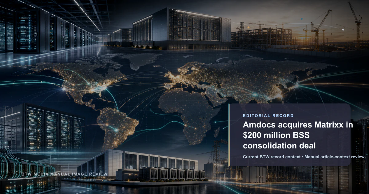 Amdocs acquiert Matrixx dans le cadre d'un accord de consolidation BSS de 200 millions de dollars