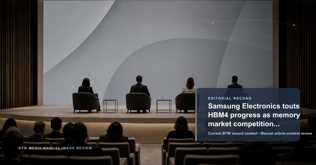 Samsung Electronics destaca el progreso de HBM4 mientras la competencia en el mercado de memorias se intensifica