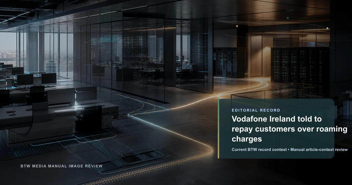 Vodafone Irlanda debe reembolsar a clientes por cargos de roaming