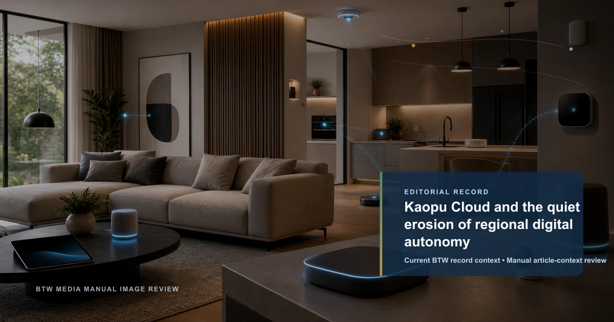 Kaopu Cloud et l'érosion silencieuse de l'autonomie numérique régionale