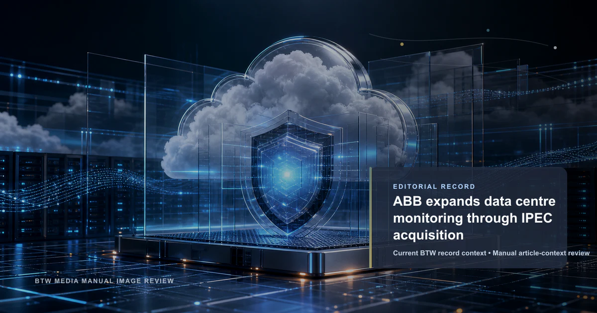 ABB étend la surveillance des centres de données grâce à l’acquisition d’IPEC