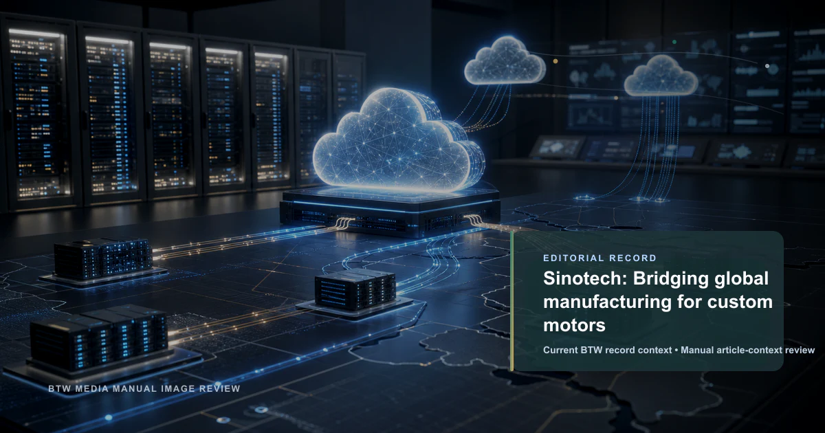 Sinotech: Bridging global manufacturing for custom motors