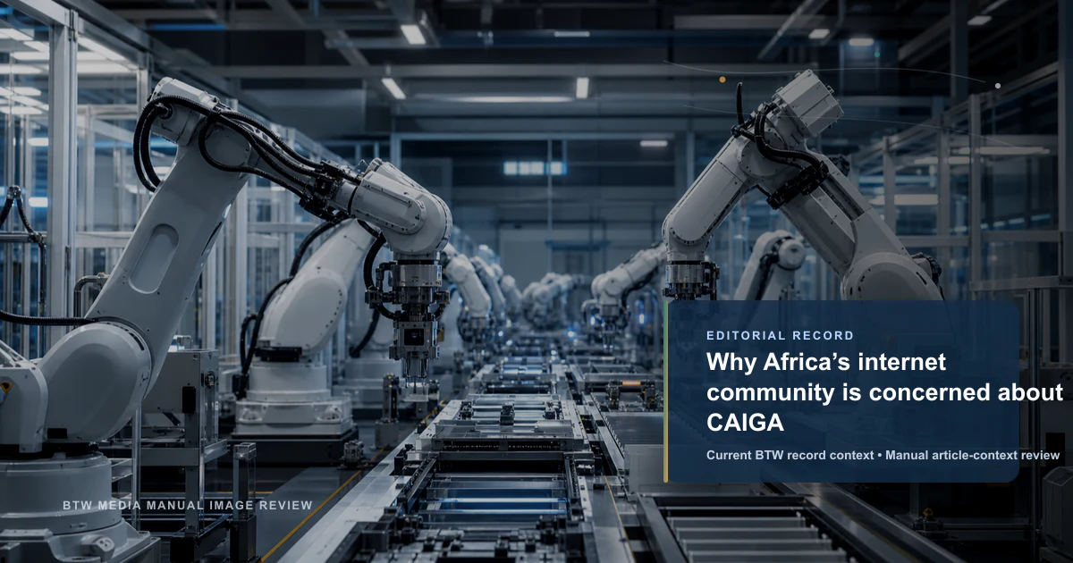 Pourquoi la communauté internet africaine s’inquiète de CAIGA