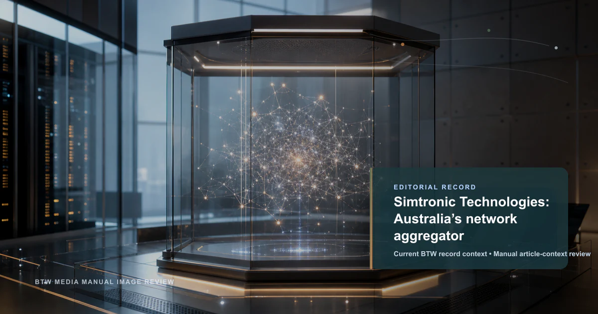 Simtronic Technologies : l'agrégateur de réseau australien