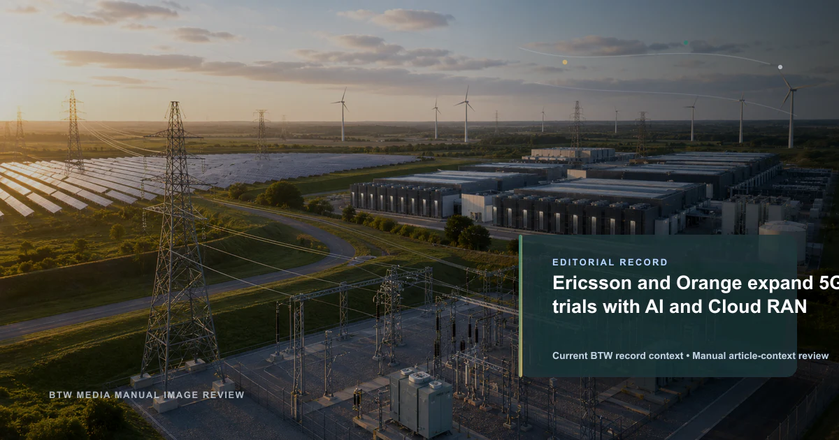 Ericsson y Orange amplían las pruebas 5G con IA y Cloud RAN