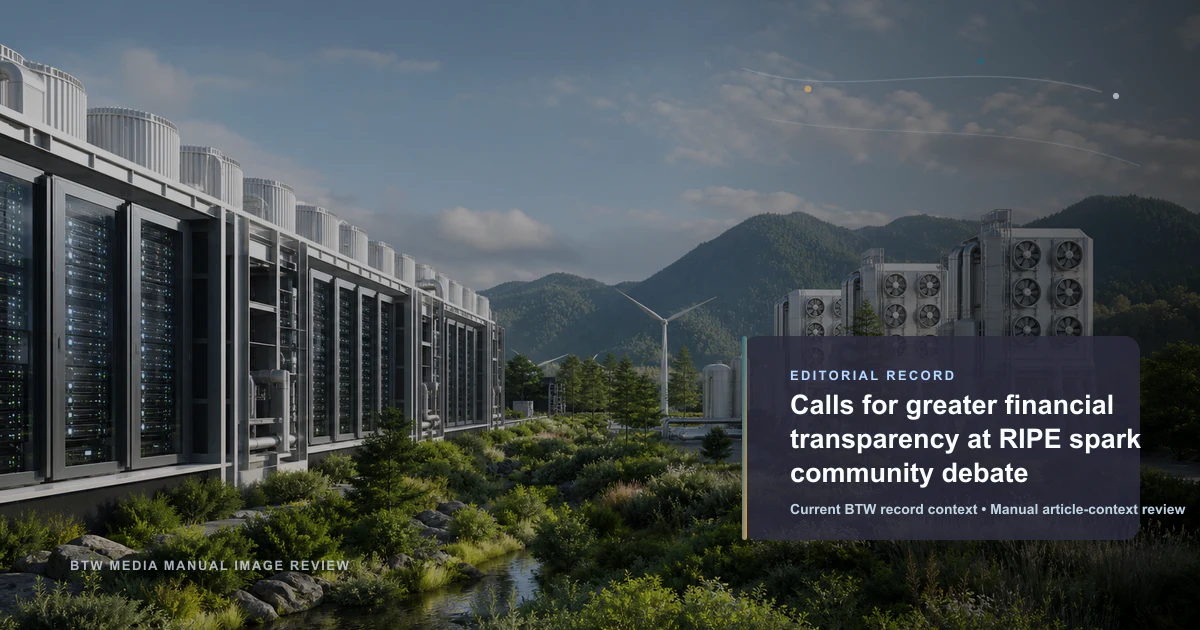 Calls for greater financial transparency at RIPE spark community debate reviewed editorial briefing visual