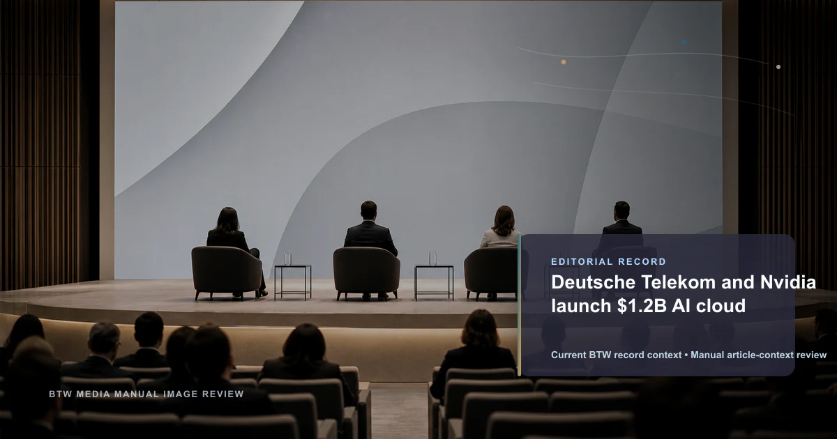 Deutsche Telekom y Nvidia lanzan una nube de IA de $1.2B