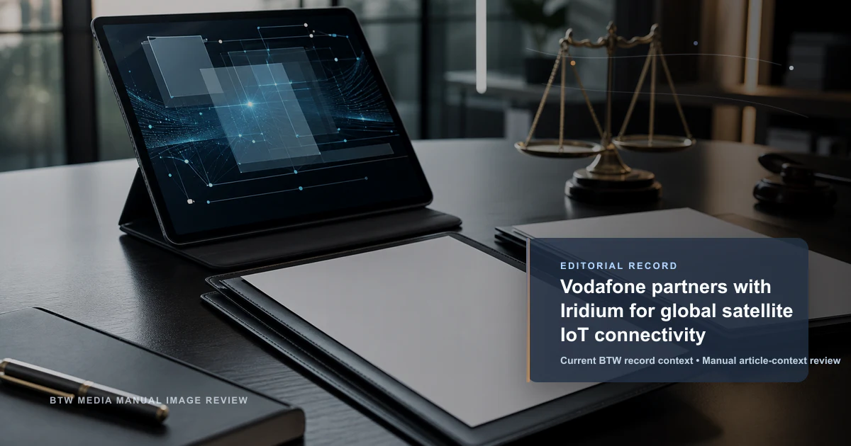 Vodafone partners with Iridium for global satellite IoT connectivity