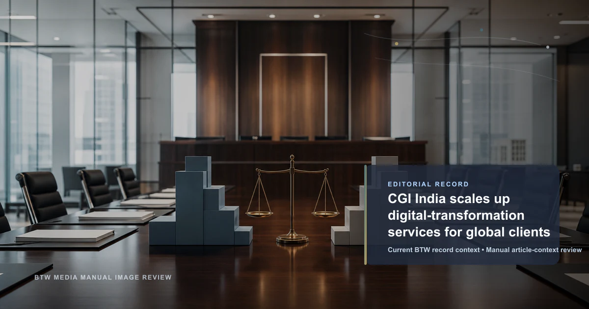 CGI India intensifie ses services de transformation numérique pour ses clients mondiaux