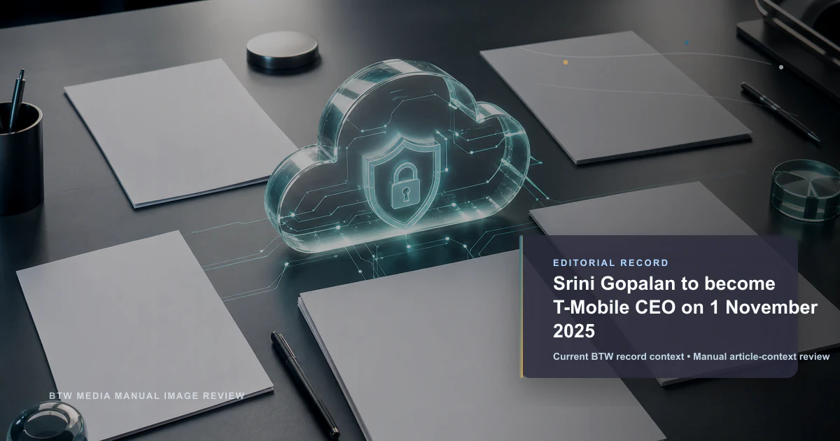 Srini Gopalan se convertirá en CEO de T-Mobile el 1 de noviembre de 2025
