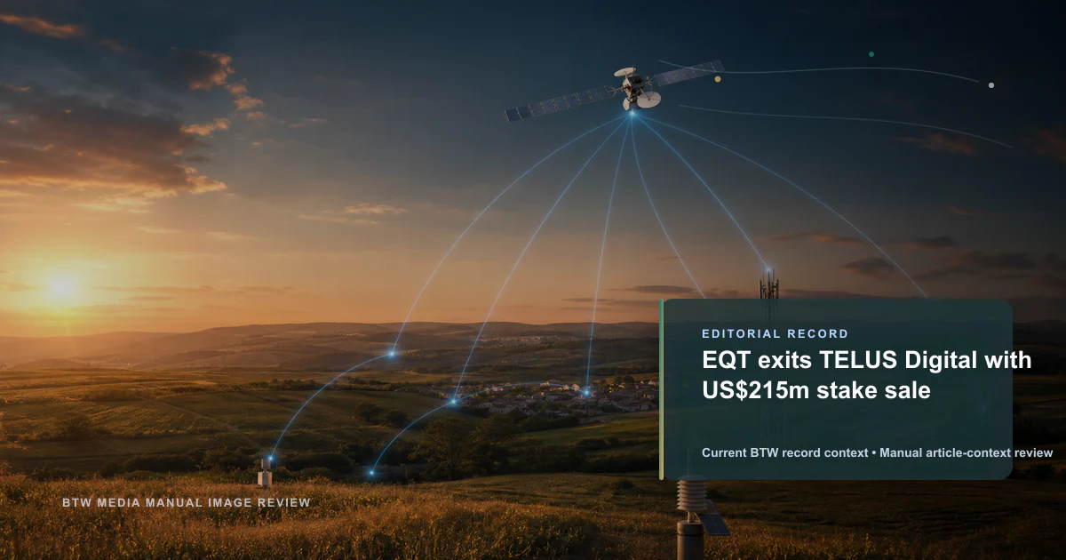 EQT exits TELUS Digital with US$215m stake sale