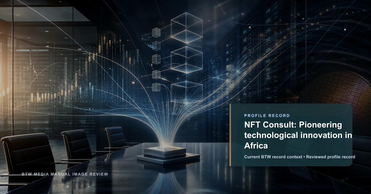 NFT Consult: Pionera en innovación tecnológica en África