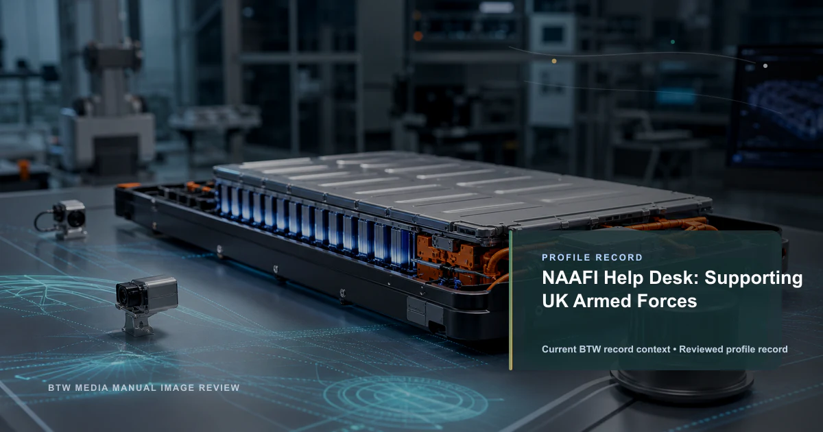 NAAFI 服务台：支持英国武装部队