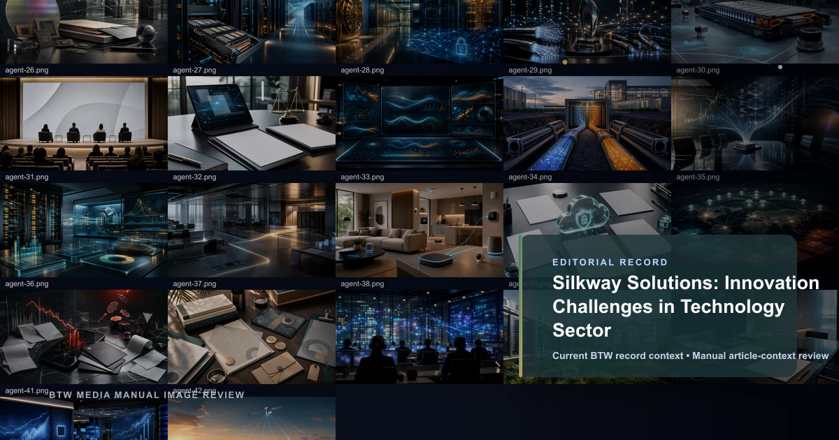 Silkway Solutions: Innovation Challenges in Technology Sector reviewed editorial briefing visual